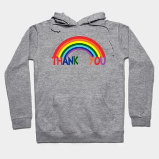 Thank You Rainbow Support Hoodie